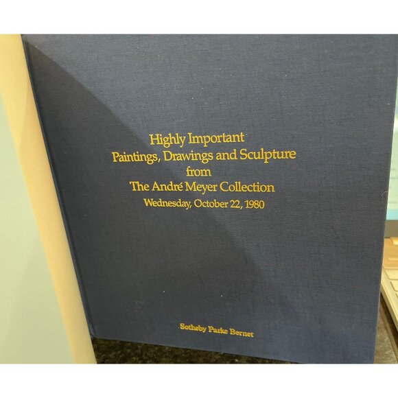 Sotheby's Paintings Drawings and Sculpture Andre Meyer Collection 10-22-1980 - Picture 2 of 5